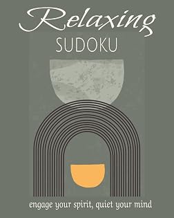 Relaxing Sudoku: The Zen Sudoku Puzzle Book cover