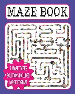 Maze Book: Intricate Pathways for Mindfulness cover