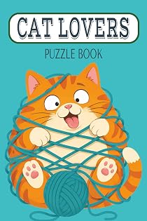 Cat Lovers Puzzle Book cover
