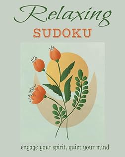 Relaxing Sudoku for Adults cover