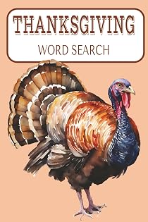 Thanksgiving Word Search Puzzle Book cover